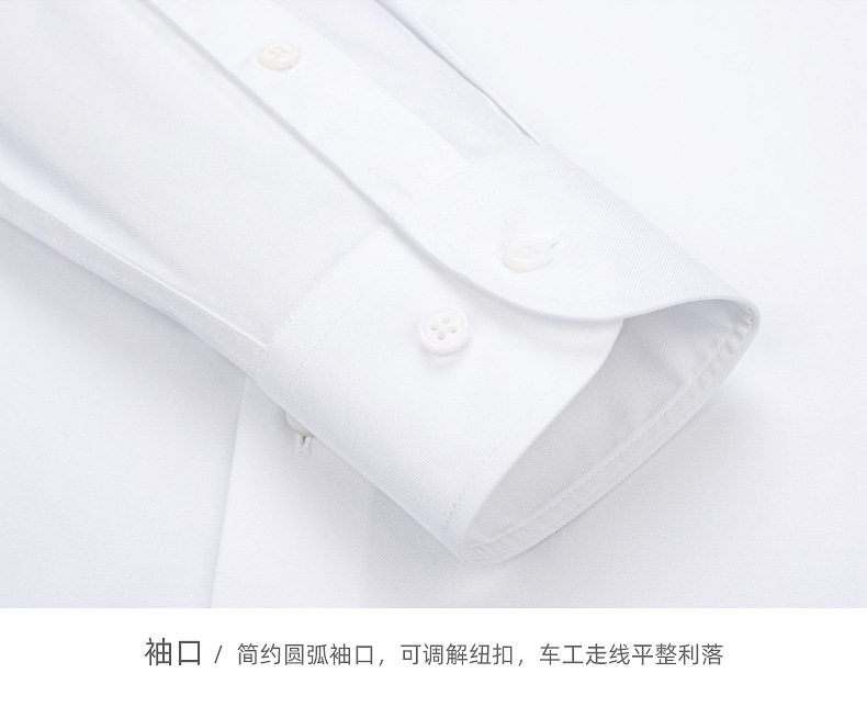 Áo sơ mi nam Oxford cotton dài tay không cần ủi form vừa vặn — Sky Blue-Dài tay-Nam-25, Trắng-dài tay-nam-21, Xám hồng-dài tay-nam-30 chi tiết 27
