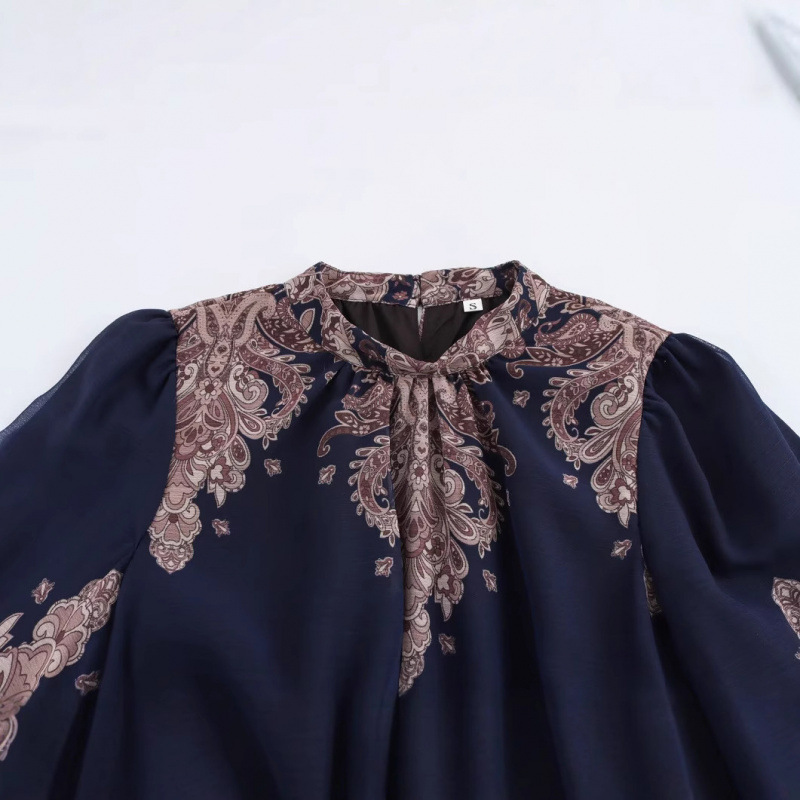 Fashion Simple Casual Printing Dress