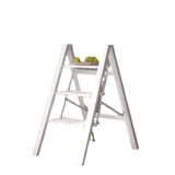 Белая цветочная стойка Портативная алюминиевая сплава домашняя лестница многофункциональная складная лестница