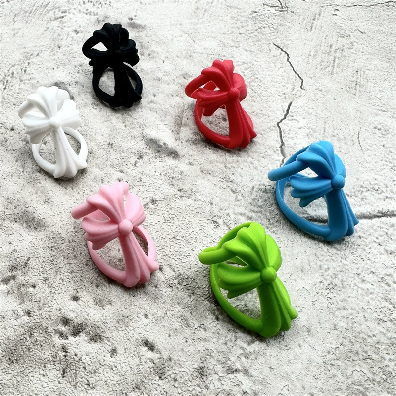 Trend rubber retro ring for men and women, punk style, for beloved