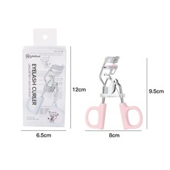 New stainless steel material eyelash curler for long-lasting shaping and curling, suitable for beginners, portable eye makeup eyelash curler