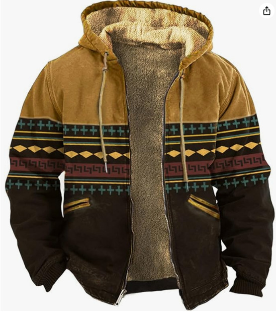 Ropa de invierno engrosada con forro polar transfronterizo Forro de doble capa de Santa Claus Chaqueta acolchada de algodón de terciopelo grueso Cremallera Bolsa de excavación Chaqueta acolchada de algodón cálido