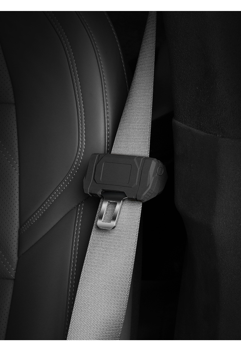 Patented car seat belt buckle protective cover anti-scratch safety belt buckle extension anti-collision silicone interior modification accessories