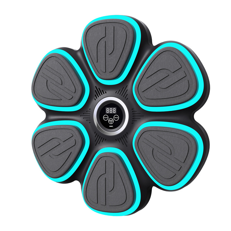新型児童音楽ボクシング機知能bluetooth音楽ボクシング標的壁標的家庭用電子ボクシング訓練器|undefined