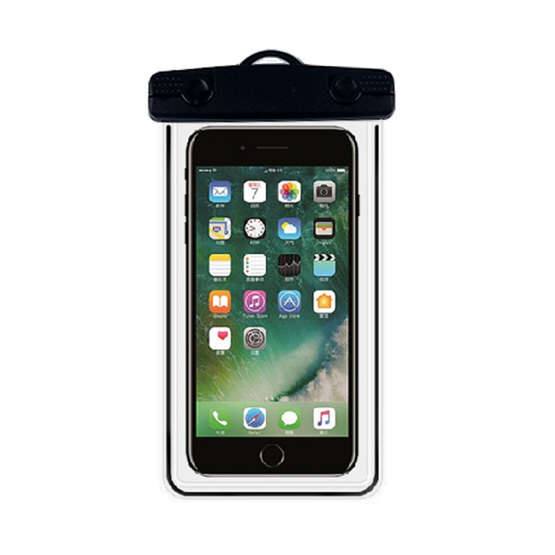 Teléfono móvil bolsa impermeable drifting natación equipo de buceo luminoso pantalla táctil foto crossbody lanyard teléfono móvil universal bolsa impermeable