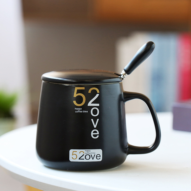 元メーカー1314マグカップ陶磁器カップル対カップ蓋付きカップ一生カップルカップコーヒーカップ|undefined