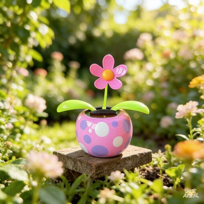 Car ornaments: Ornament Can Be Printed with - five-petal-flower-pink