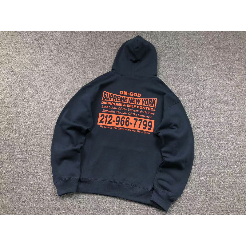 E574#navy blue hooded / S