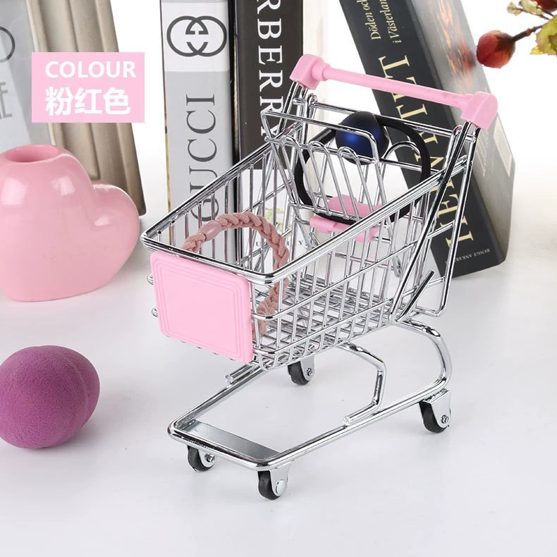 Small simple durable shopping cart, storage system, minifigure