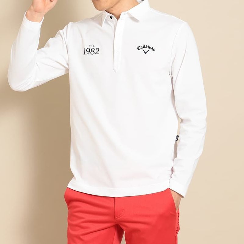 New Golf Men's Clothing Autumn Men's Clothing Long Sleeve T-Shirt Polo Lapel Fashion Casual Sports Ball Shirt