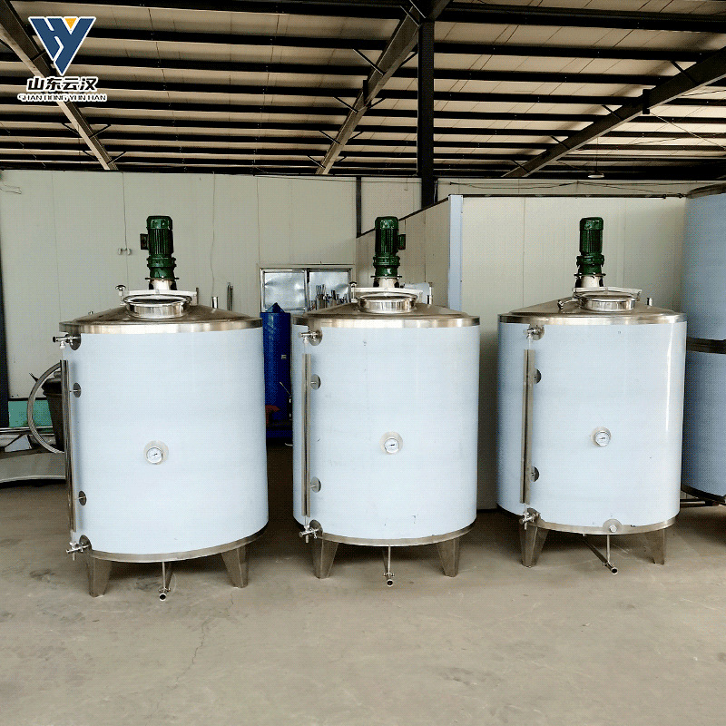 果汁调配罐电加热搅拌罐不锈钢液体肥乳化罐反应釜糖浆搅拌桶