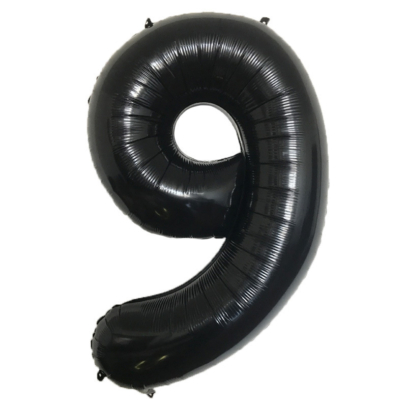 Versión estadounidense del globo de película de aluminio digital de 40 pulgadas de cuerpo delgado Decoración de fiesta de cumpleaños Helio flotando en el aire Globo grande transfronterizo de 42 pulgadas