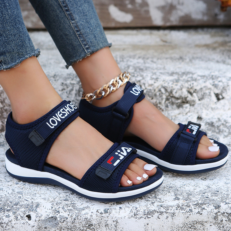 Women's Comfort Wedge Sandals – Adjustable Velcro Strap, Lightweight Cushioned Sole, Non-Slip Design For Walking, Beach & Casual Wear_voghion.com