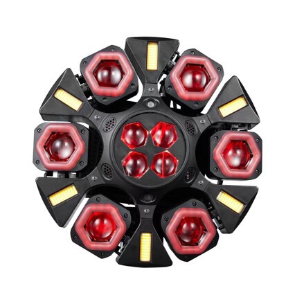 Six-Arm Bee-Eye Alien Laser Light Bar Disco Ktv Rotating Beam Light 6-Head Rotating Light Stage Moving Head Light
