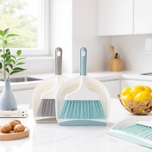 Car-Mounted Broom and Dustpan Set, Car Cleaning Tools, Pet Hair Mop, Crevice Broom, Dust Removal Tool