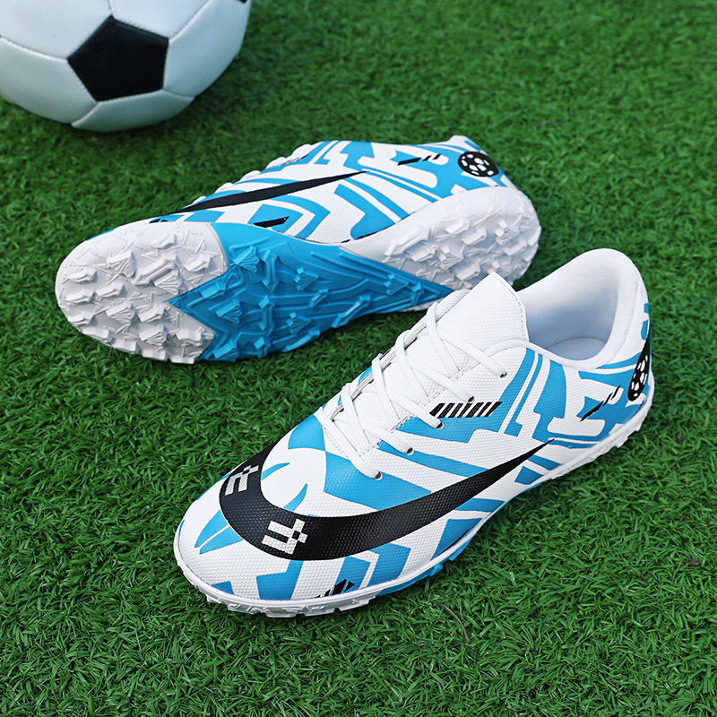 Baochuan2025 nuevos zapatos de fútbol para niños botón giratorio para niños TF zapatos de entrenamiento de fútbol transfronterizos
