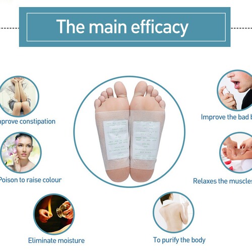 AliExpress wish Joom sumifun foot patch with tape 50 pieces in a box K02401
