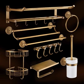 毛巾环/杆/架;卫浴挂件套件;厨卫挂钩