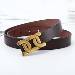 Women's Fashion Simple Belt New Slim Belt for Youth Students, Customizable, Wholesale