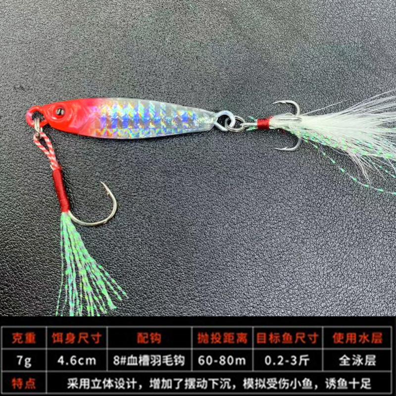 Metal Jigging Spoon Lure 8 Colors Metal Baits Fresh Water Bass Swimbait Tackle Gear