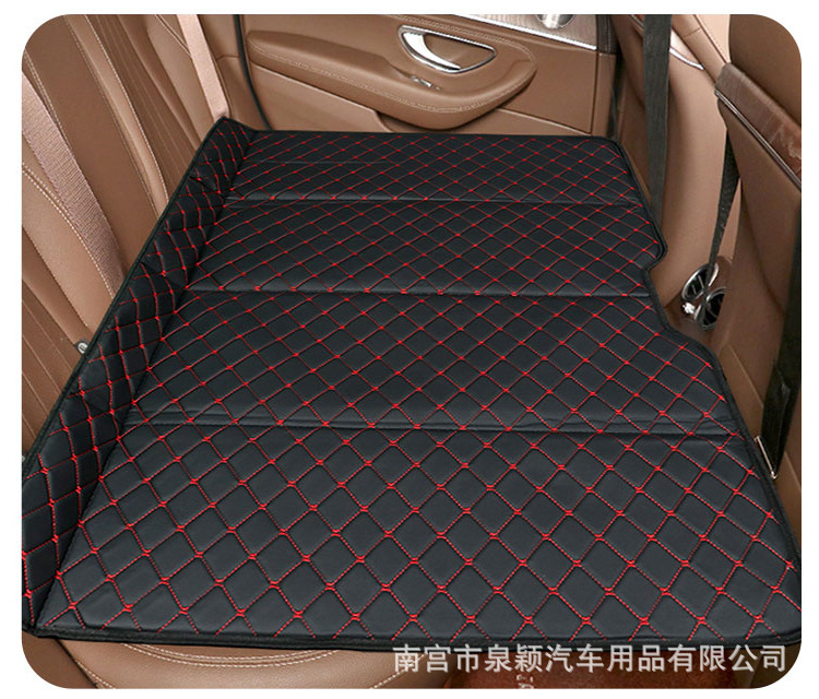 Inflatable-Free Foldable Car Mattress Rear Seat Cushion Car Universal Car Seat Cushion Chair Modified Bed Sleeping Rest Car Bed