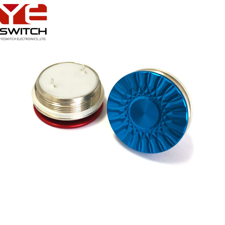 门禁系统轻触带LED按键开关30MM  IP67 可用于3D打印/安防设备