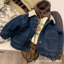 男童韩版羽绒服外套棉服加厚  湖州织里童装批发一手货源