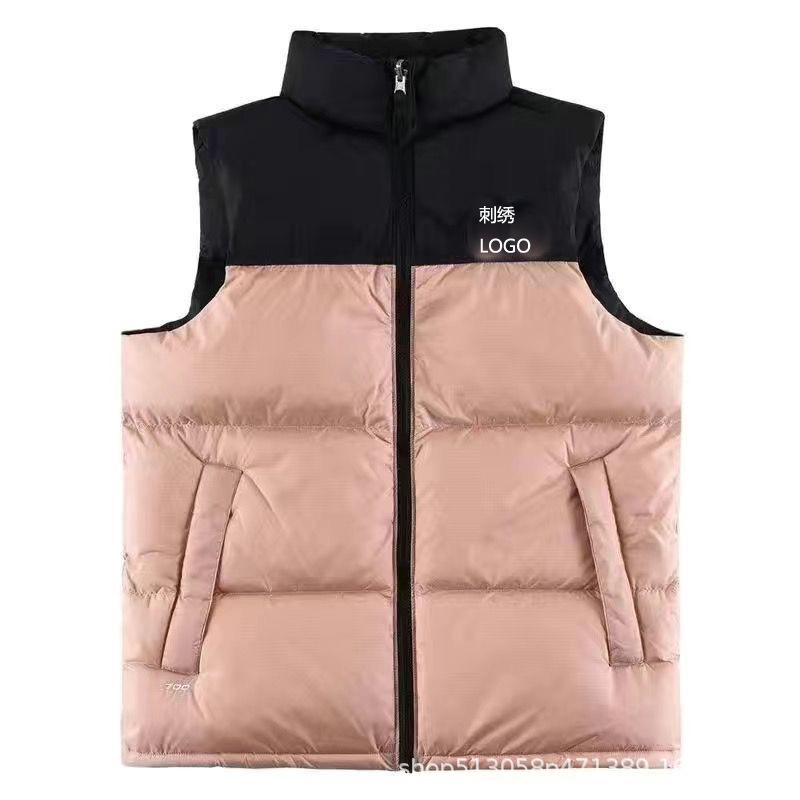 莆田北家北脸1996羽绒服马甲男女同款美版TNF700蓬刺绣冬保暖背心|undefined