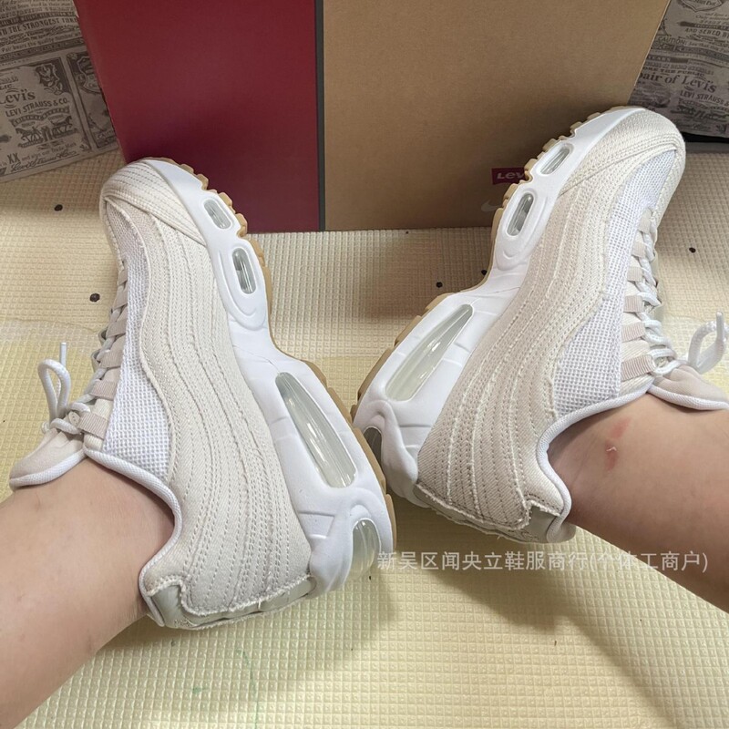 New Air Max 95 Levi's Men's and Women's Running Shoes, Canvas Shoes, Breathable Air-Cushioned Casual Shoes, Running Shoes