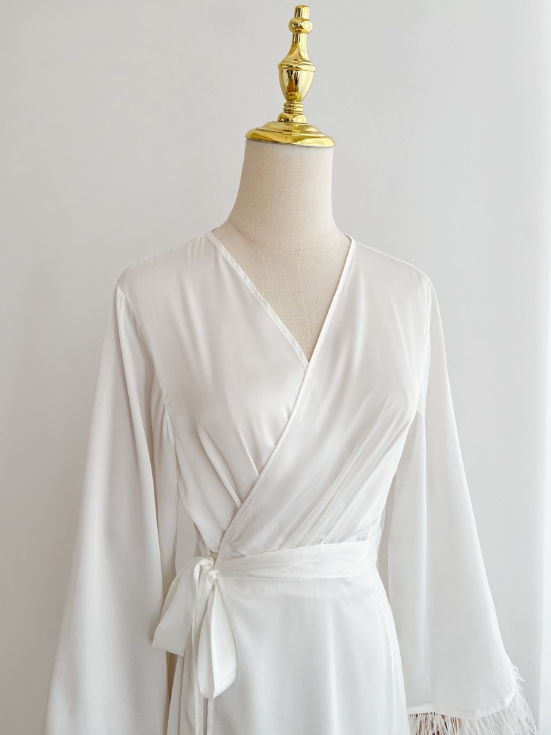 Title 13, Damska koszula nocna z frędzlami i frędzlami ze...