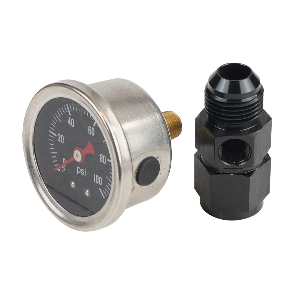Gauge with 1/8"NPT Adapter – Qìchē automobile instrument - oil-gauge-with-an8-conversion-connector