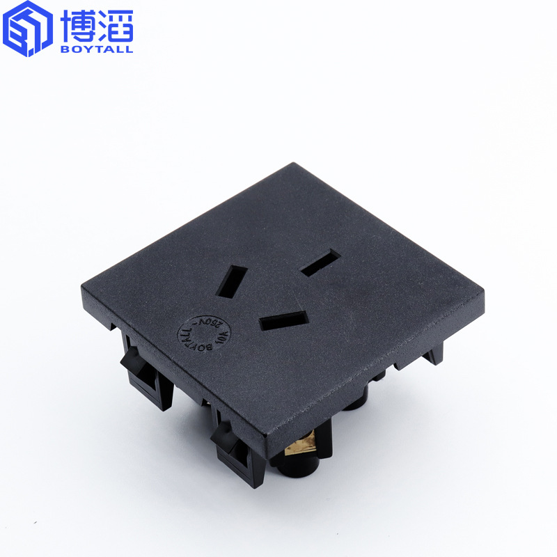 Boto 10A Australian Power Plug Australian Standard Socket AC Three-Pole Australian Standard Sleeve Socket Module SAA