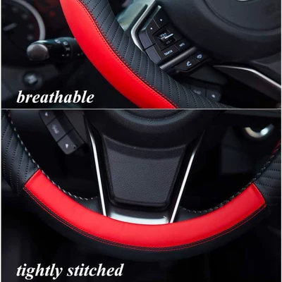 Embossed Four-Season Universal Handlebar Cover — Steering wheel cover