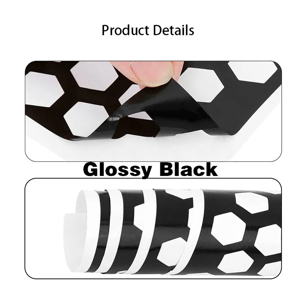 Honeycomb Car Light Stickers Car Headlights Motorcycle Electric Vehicle Personalized Modification Stickers Tail Light Decorative Film