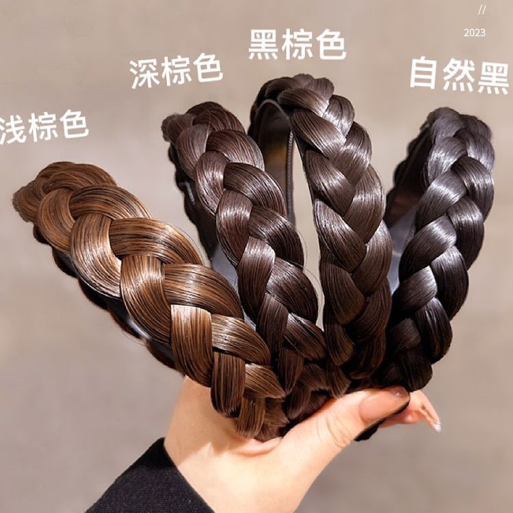 트위스트 브레이드 [브라운 블랙