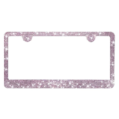 License plate holder/license plate holder American Standard Diamond License Plate Frame - pink