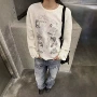 男女数码印花套头卫衣
