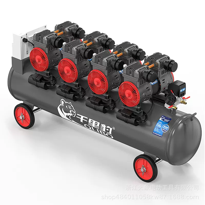 DX16-04 1680W X4  -160L 工业级小型空气压缩机充气无油静音220V