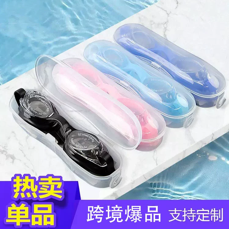 Очки для плавания HD водонепроницаемые и противотуманные детские очки для плавания в штучной упаковке цельные мягкие очки для плавания унисекс производитель оптом