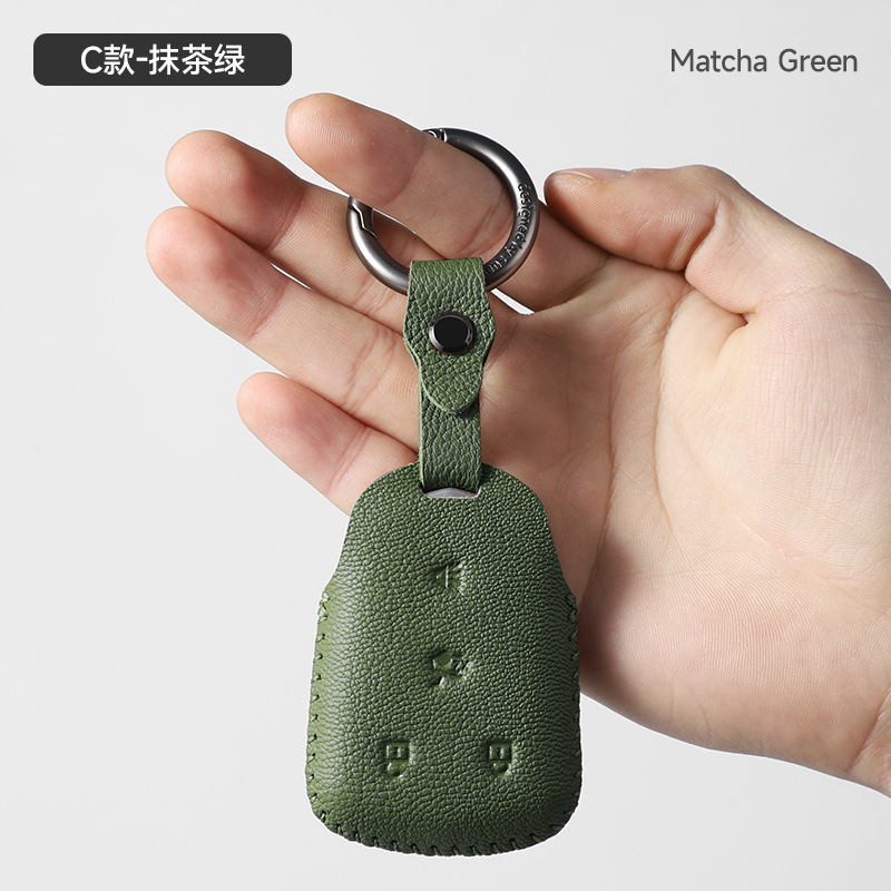 C타입 - 가죽버클 [말차그린]