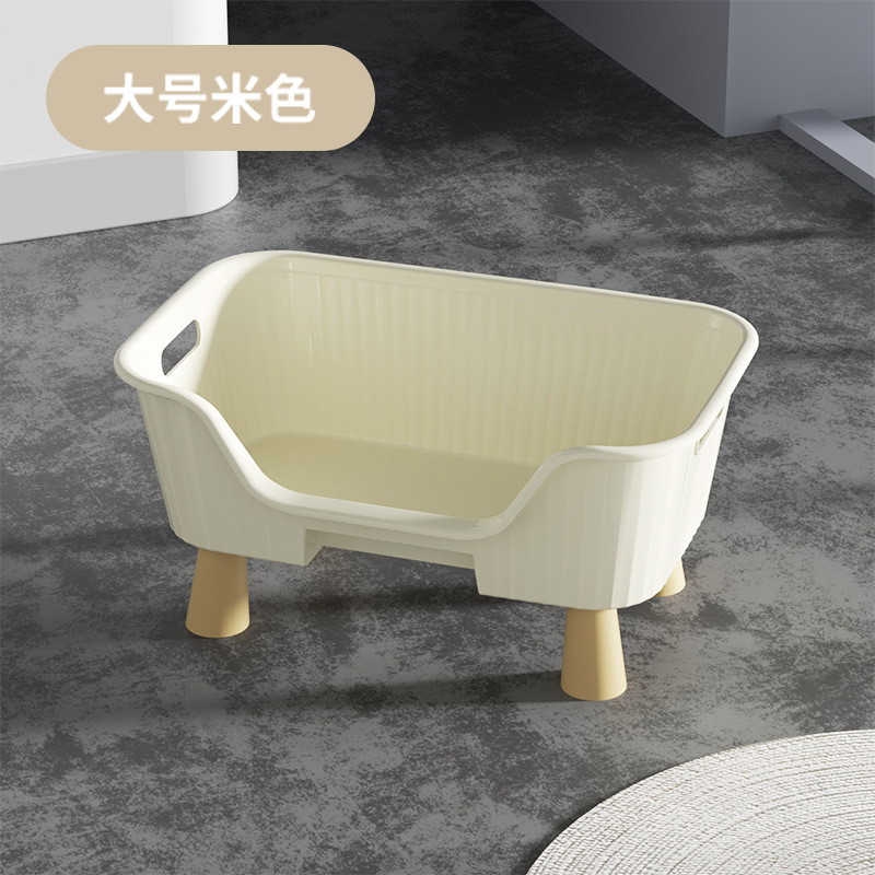 중간 크기 미색 [바퀴와 높이 조절 다리 없음]