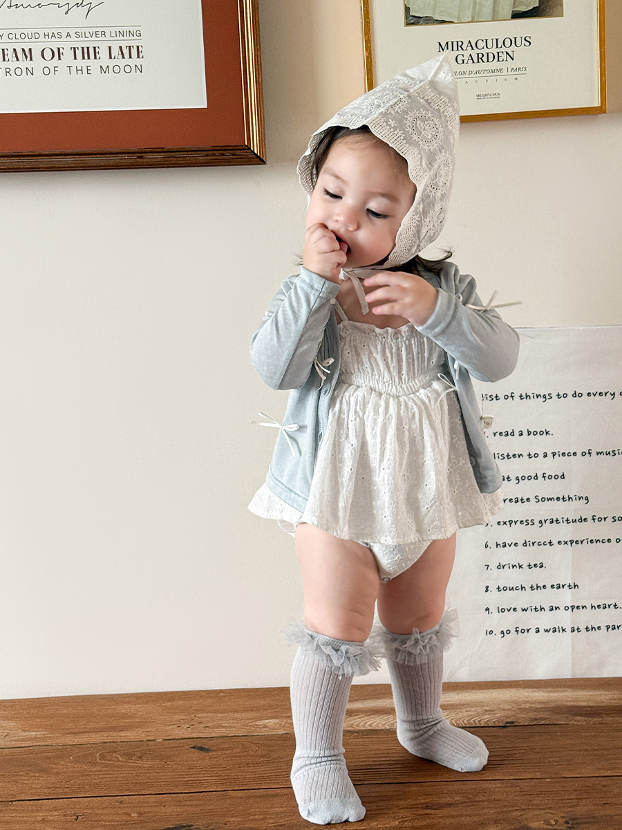 Ropa para Niños Zhe Li, Mono de Verano para Bebé, Estilo Delgado, Modelo 2026, Mono para Niña con Tirantes