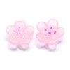 Realistic resin flower-shaped with accessories, earrings, hairgrip, cream phone case, accessory, Japanese and Korean, handmade
