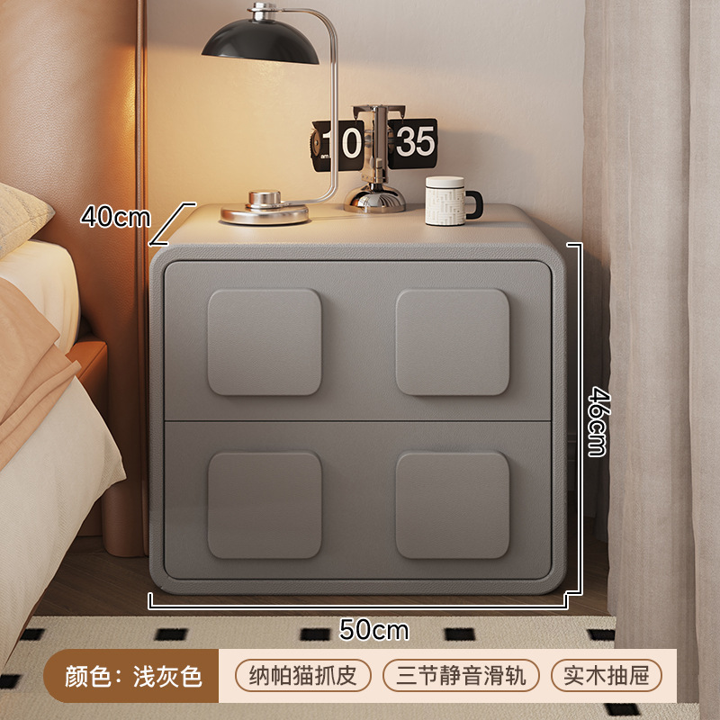 Cabina de cabecera de madera maciza dormitorio simple casera de almacenamiento junto a la cama moderna creativa gabinete de combinación libre sala de estar armario de almacenamiento