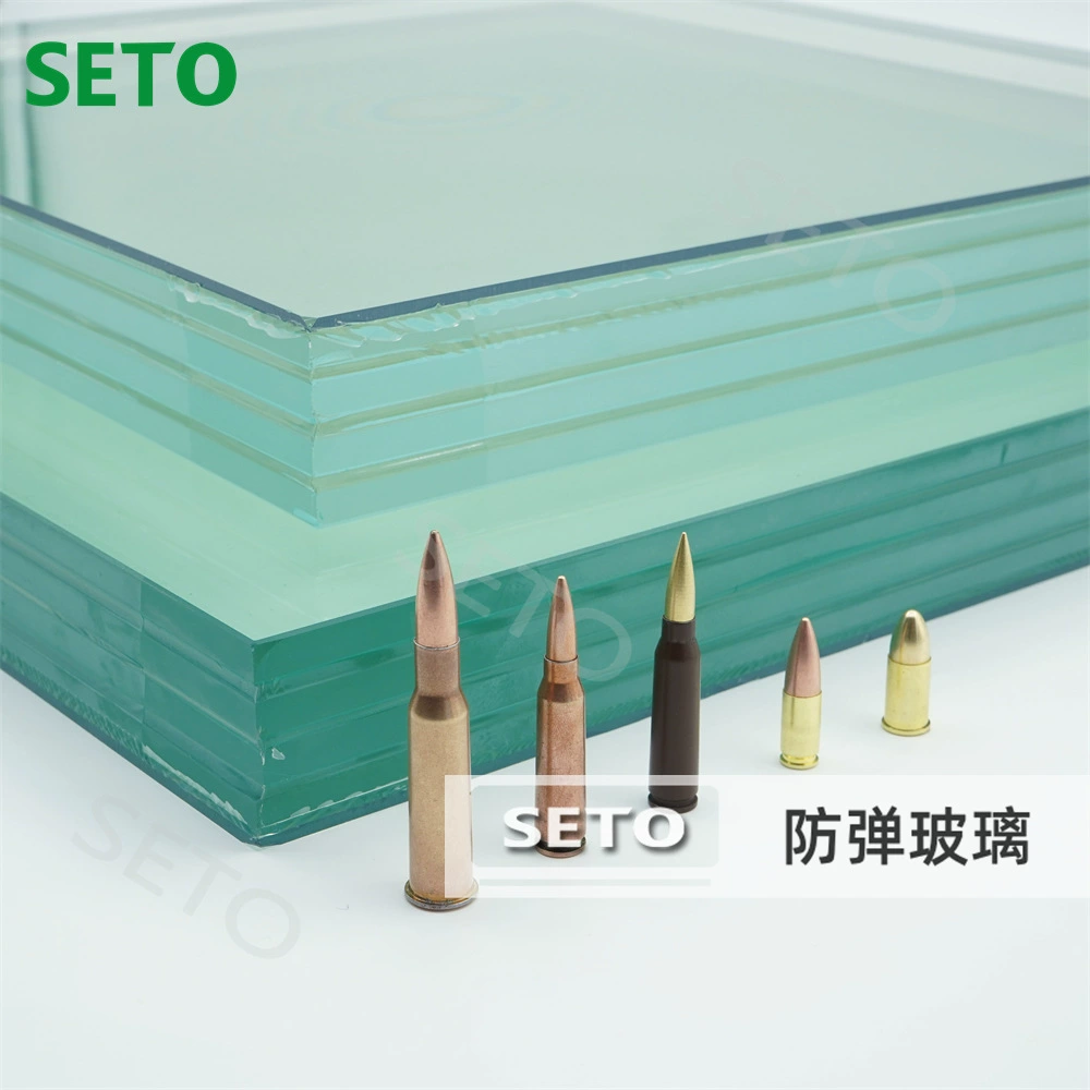Пуленепробиваемая стеклянная прочность завод 10-120 мм толщина пользовательские пуленепробиваемые двери и окна бронированные пуленепробиваемые стекла