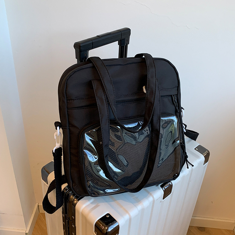 Bolsa de hombro japonesa de alto valor para mujeres 2024 otoño nuevo estilo en la universidad viento gran capacidad bolsa de mano