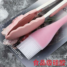 韩式烧烤夹子食品夹子304 牛排夹子厨房食物夹子不锈钢赵周