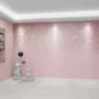 艺术自拍渐变粉色墙布