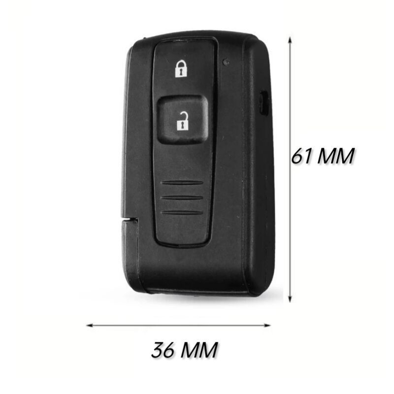 Suitable for Toyota 2-button Prius smart remote control car key shell replacement shell TOY43