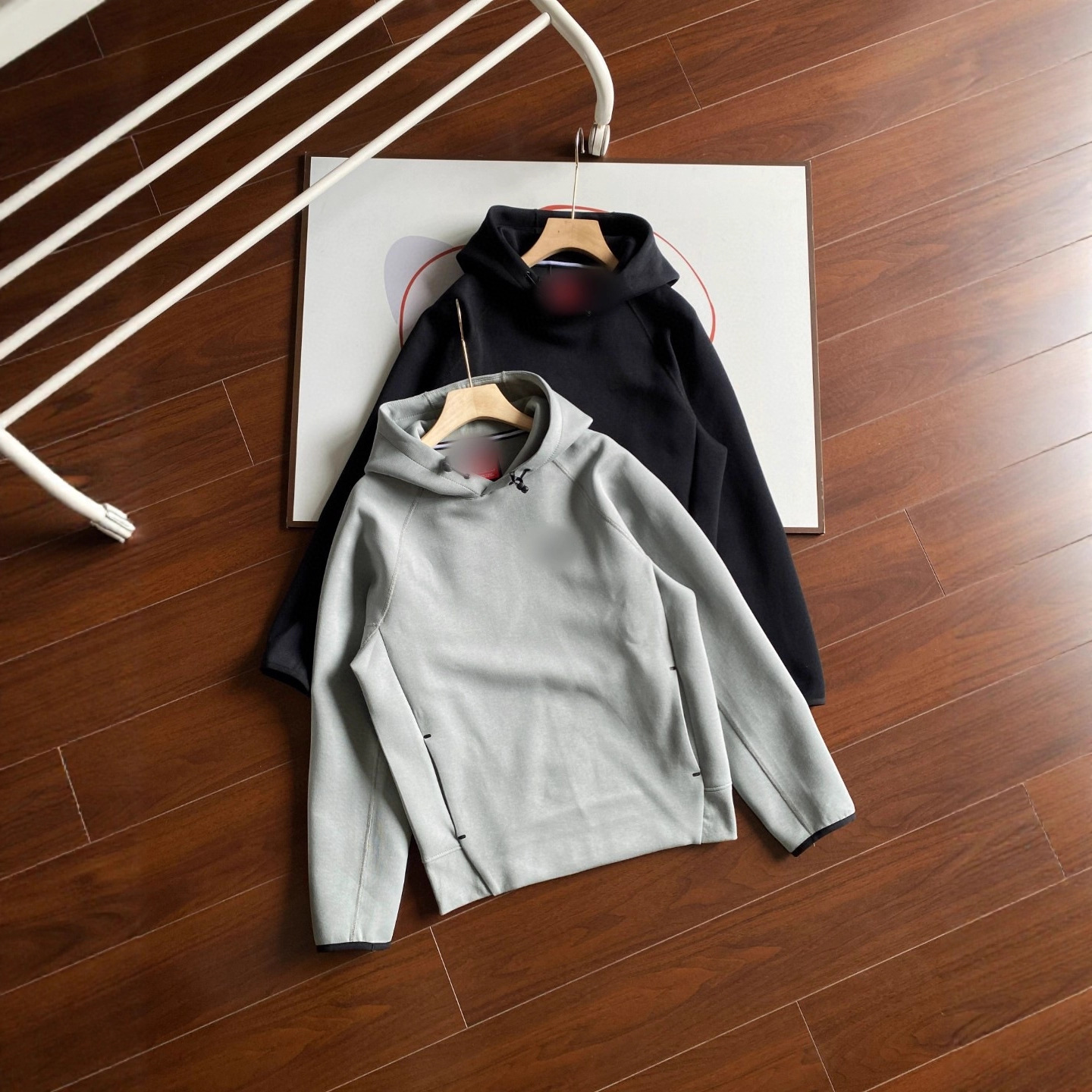 26 New Spring and Summer Styles of Men's Fashionable Knitted Hooded Sports Sweatshirts Fb8017